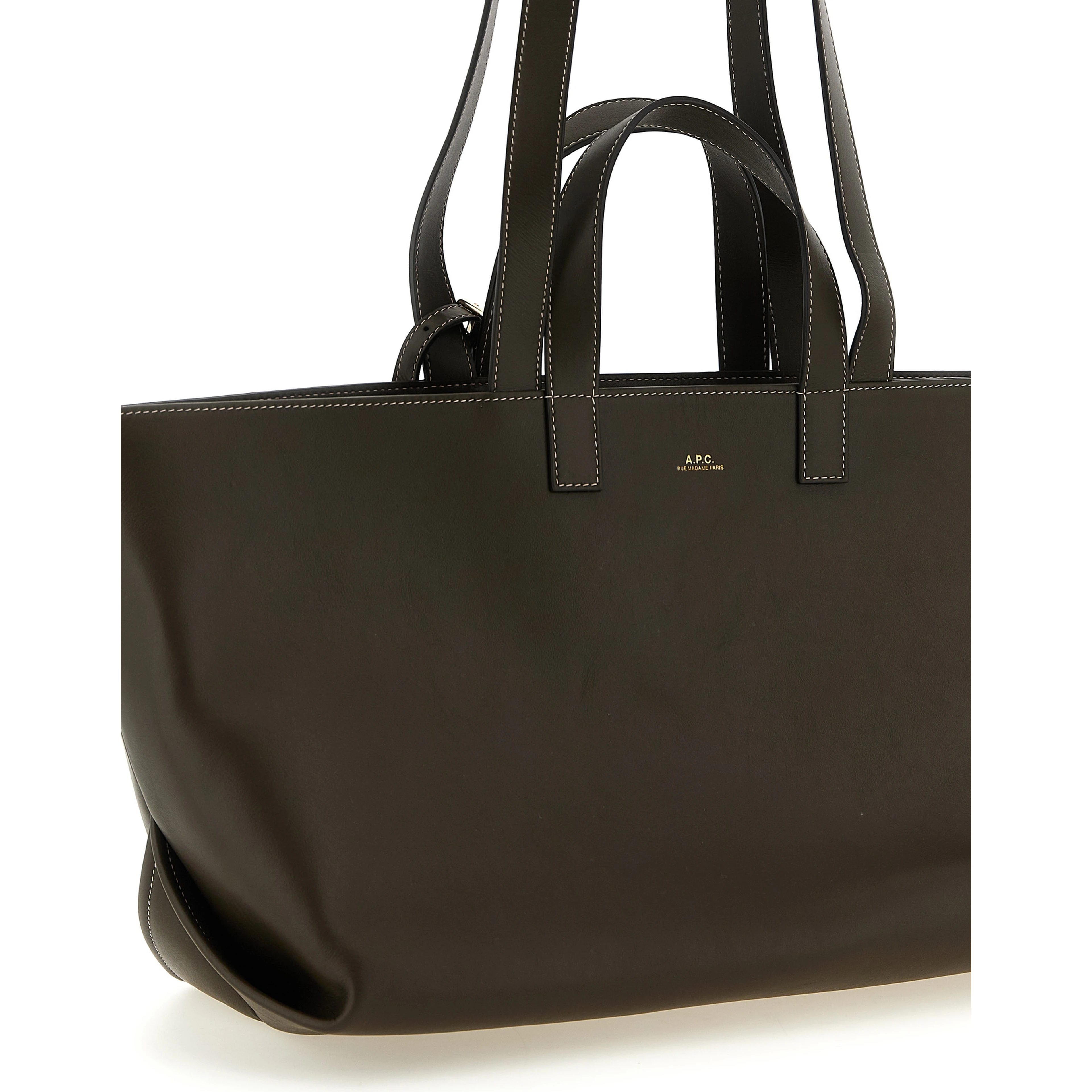 Brown Cowhide Tote Bag