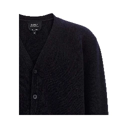 Blue Wool Cardigan
