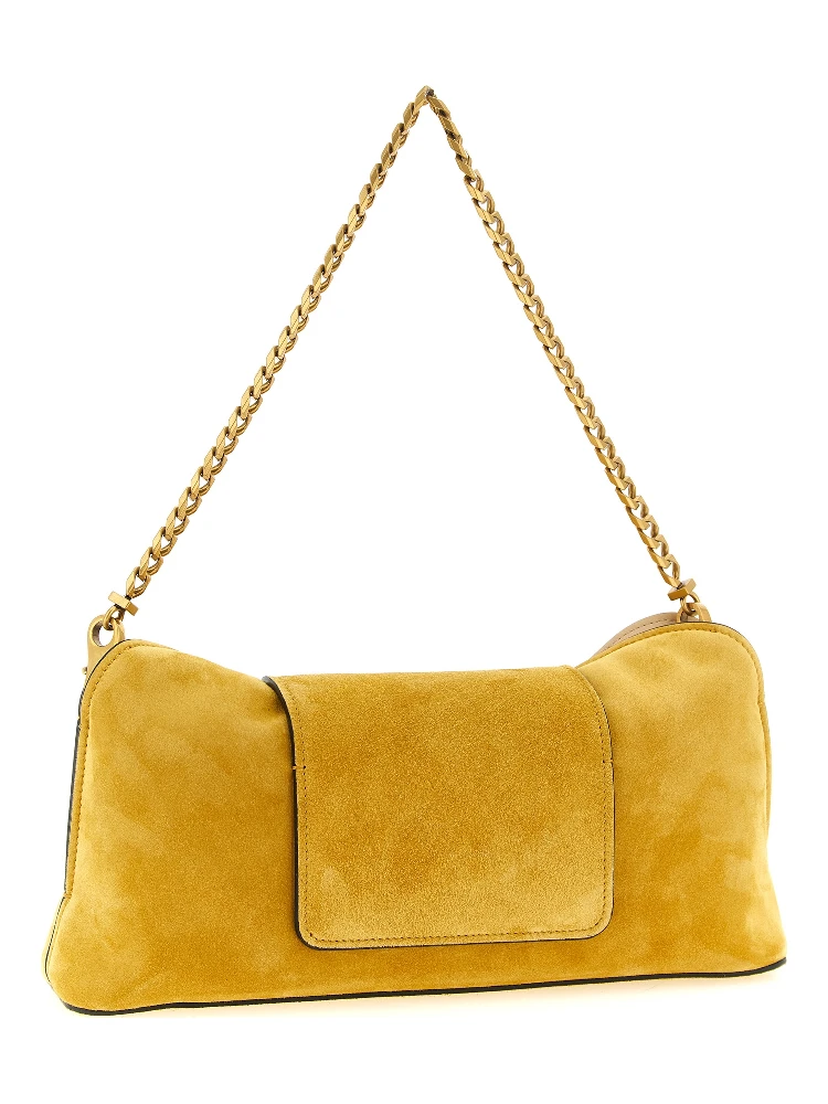 Bicolor Calfskin Clutch Bag alternative