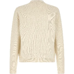White Wool Cardigan