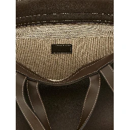 Brown Cowhide Tote Bag