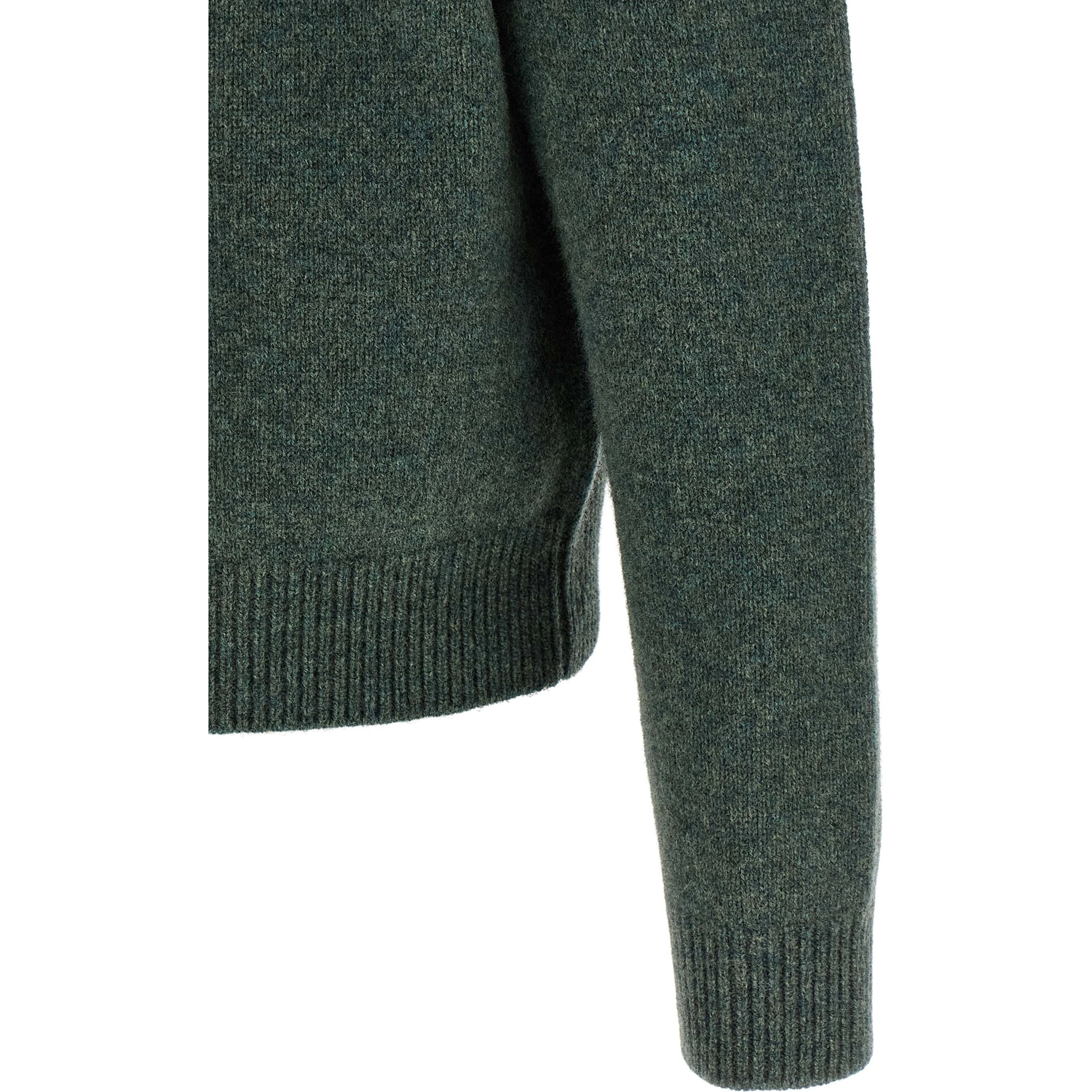 Bicolor Wool Cardigan