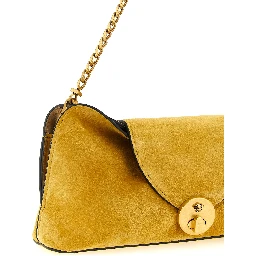 Bicolor Calfskin Clutch Bag