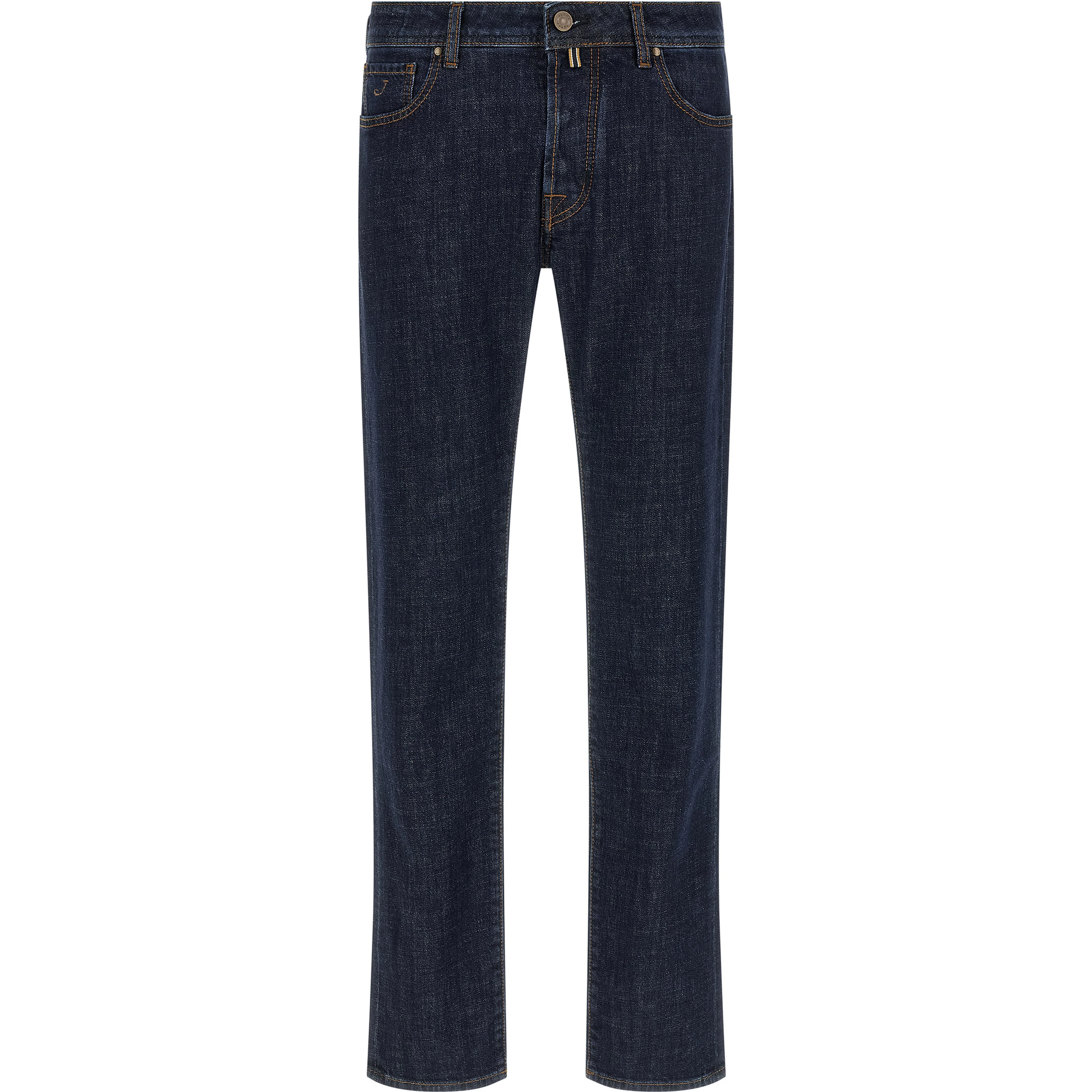Blue Cotton Slim Fit Jeans