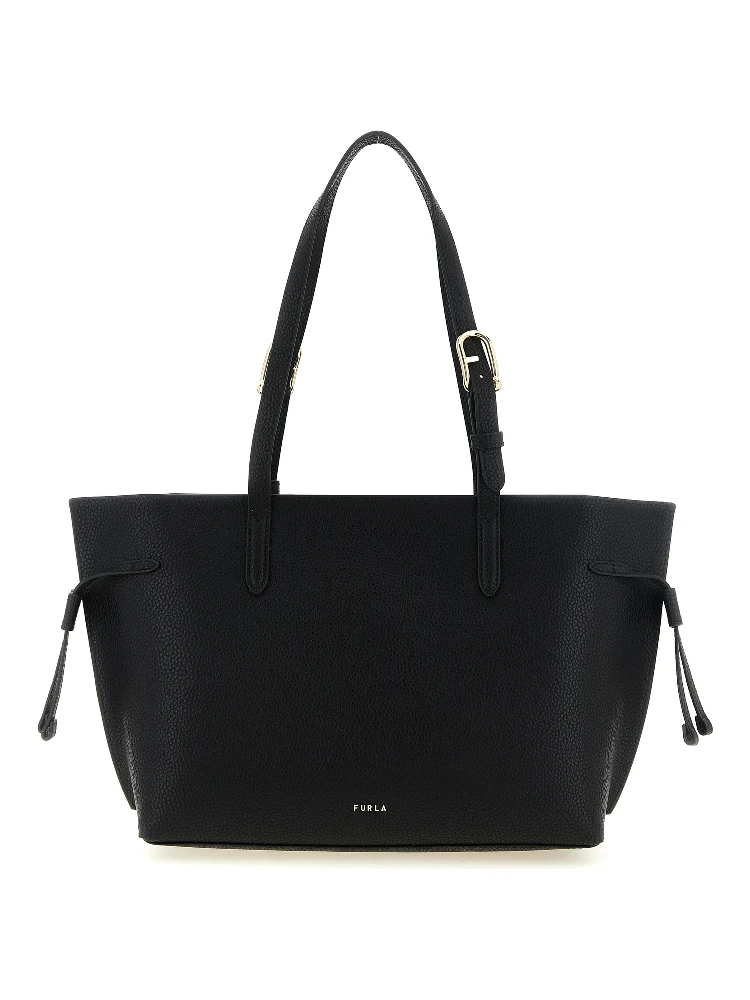 Black Calfskin Tote Bag