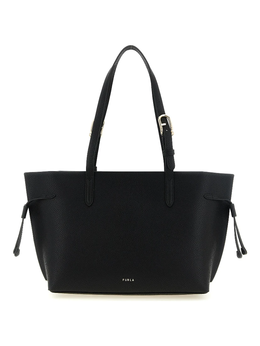 Black Calfskin Tote Bag