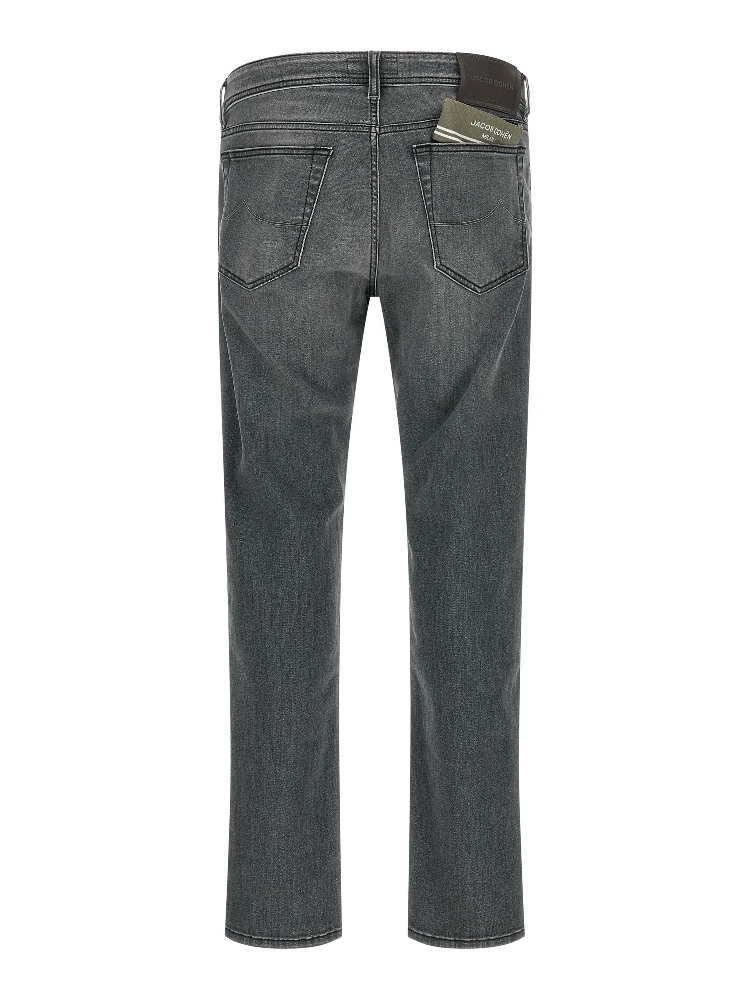 Gray Cotton Slim Fit Jeans alternative