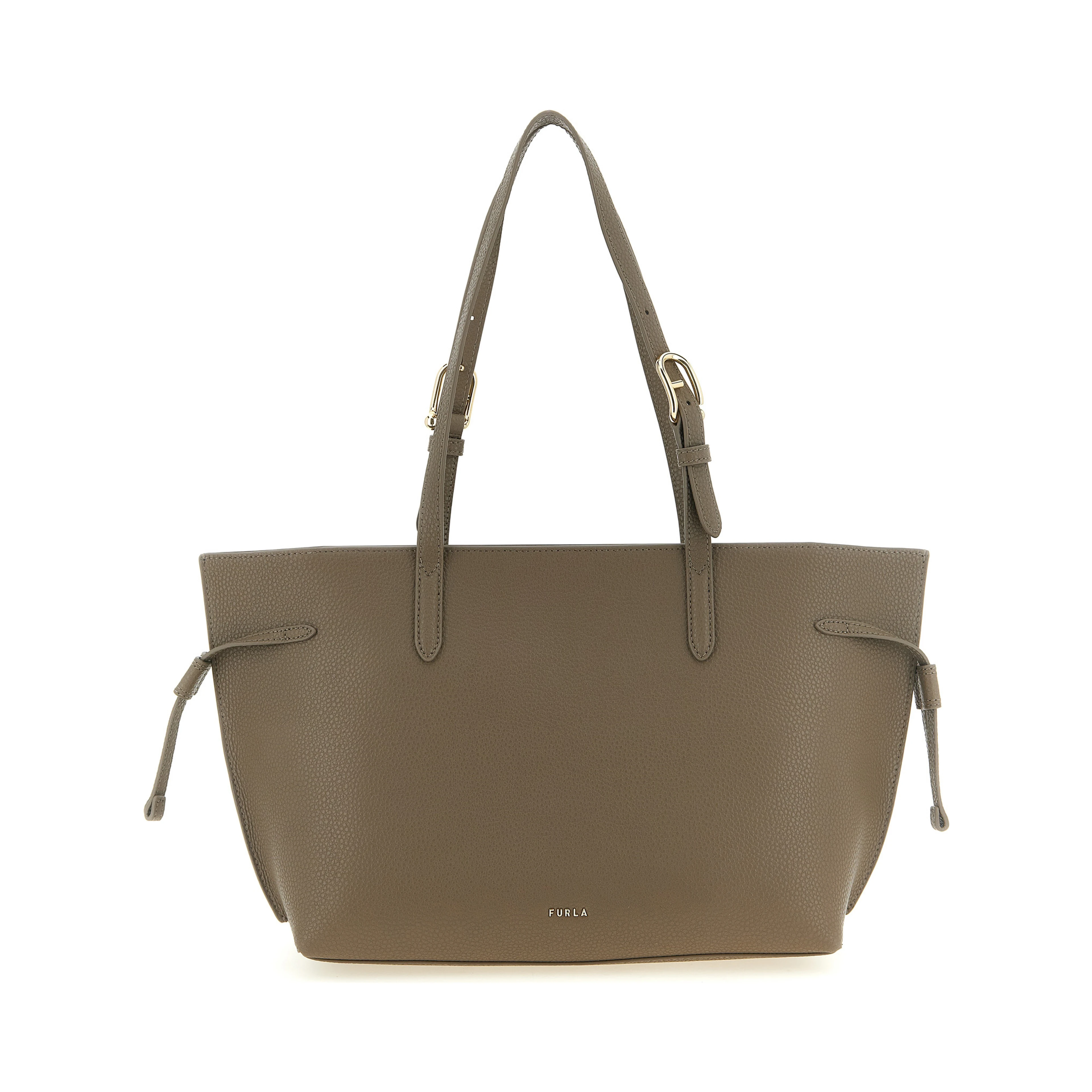 Gray Calfskin Tote Bag