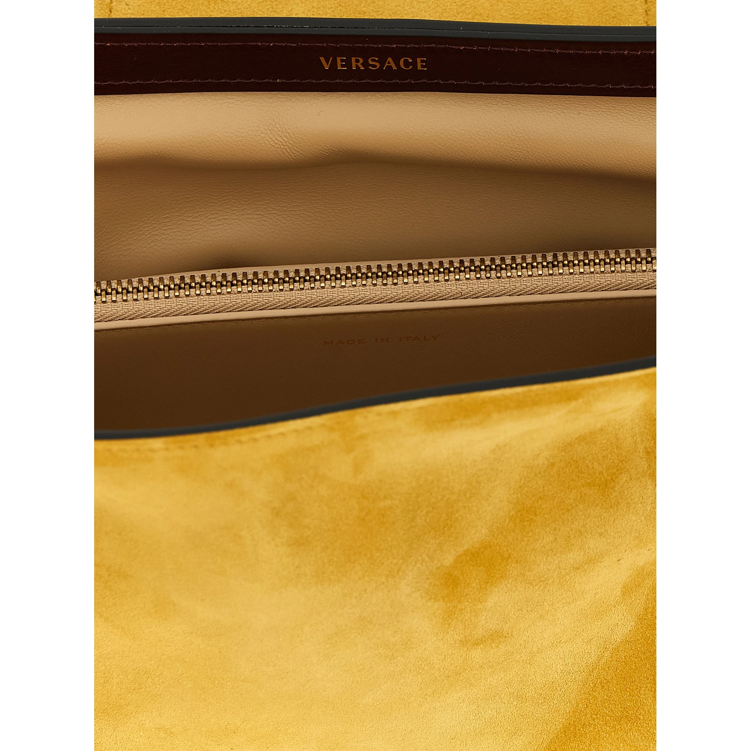 Bicolor Calfskin Clutch Bag