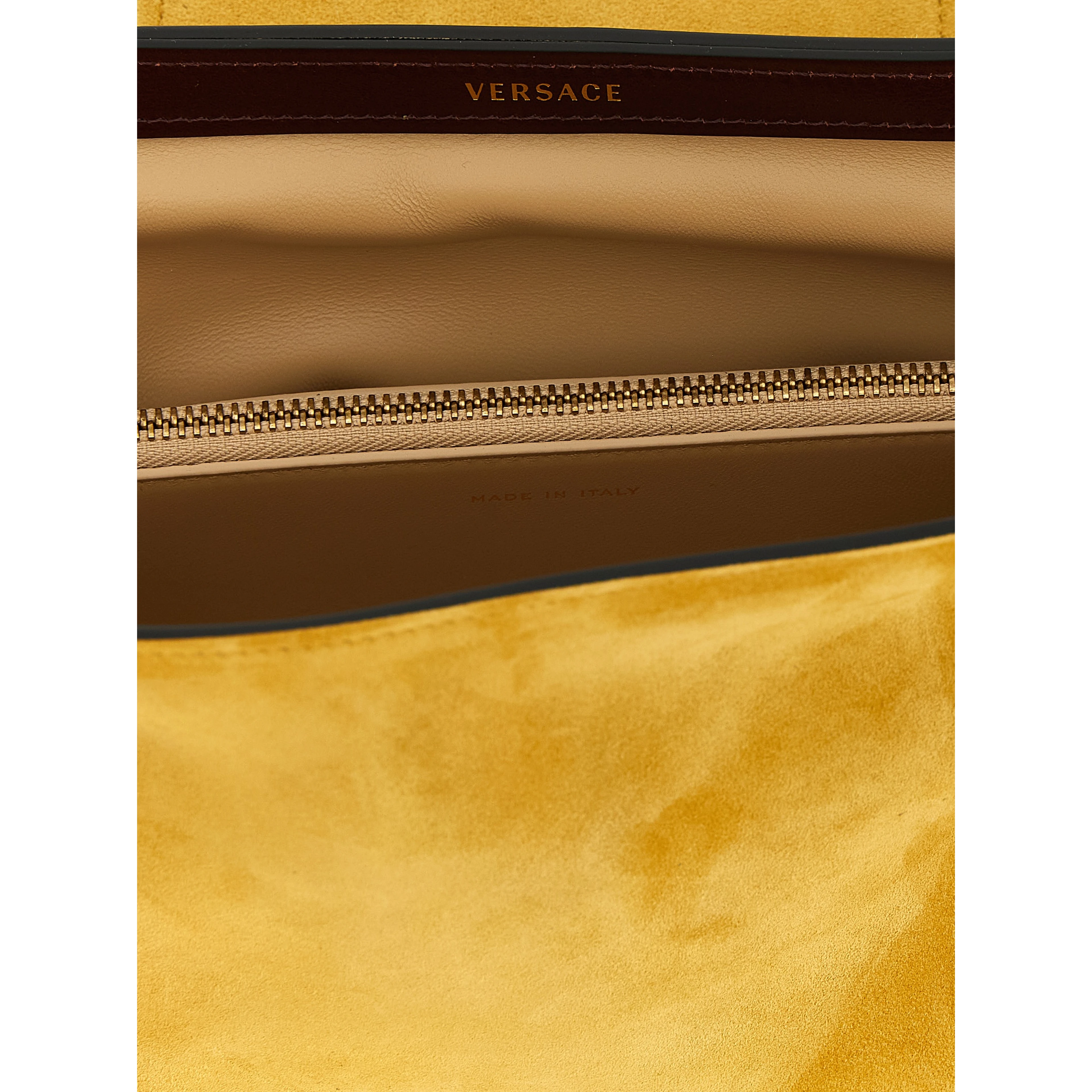 Bicolor Calfskin Clutch Bag