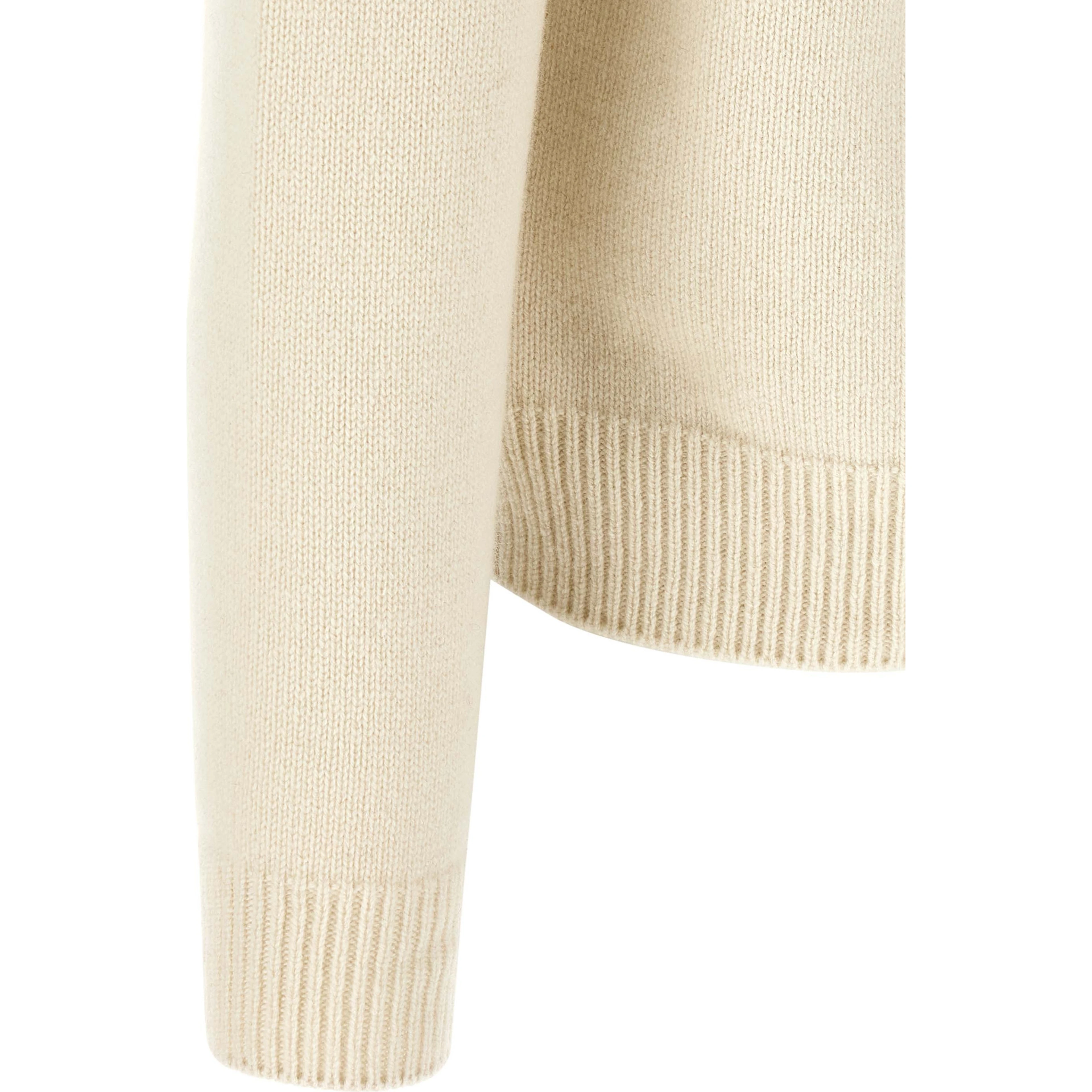 White Wool Cardigan