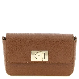 Brown Calfskin Crossbody Bag