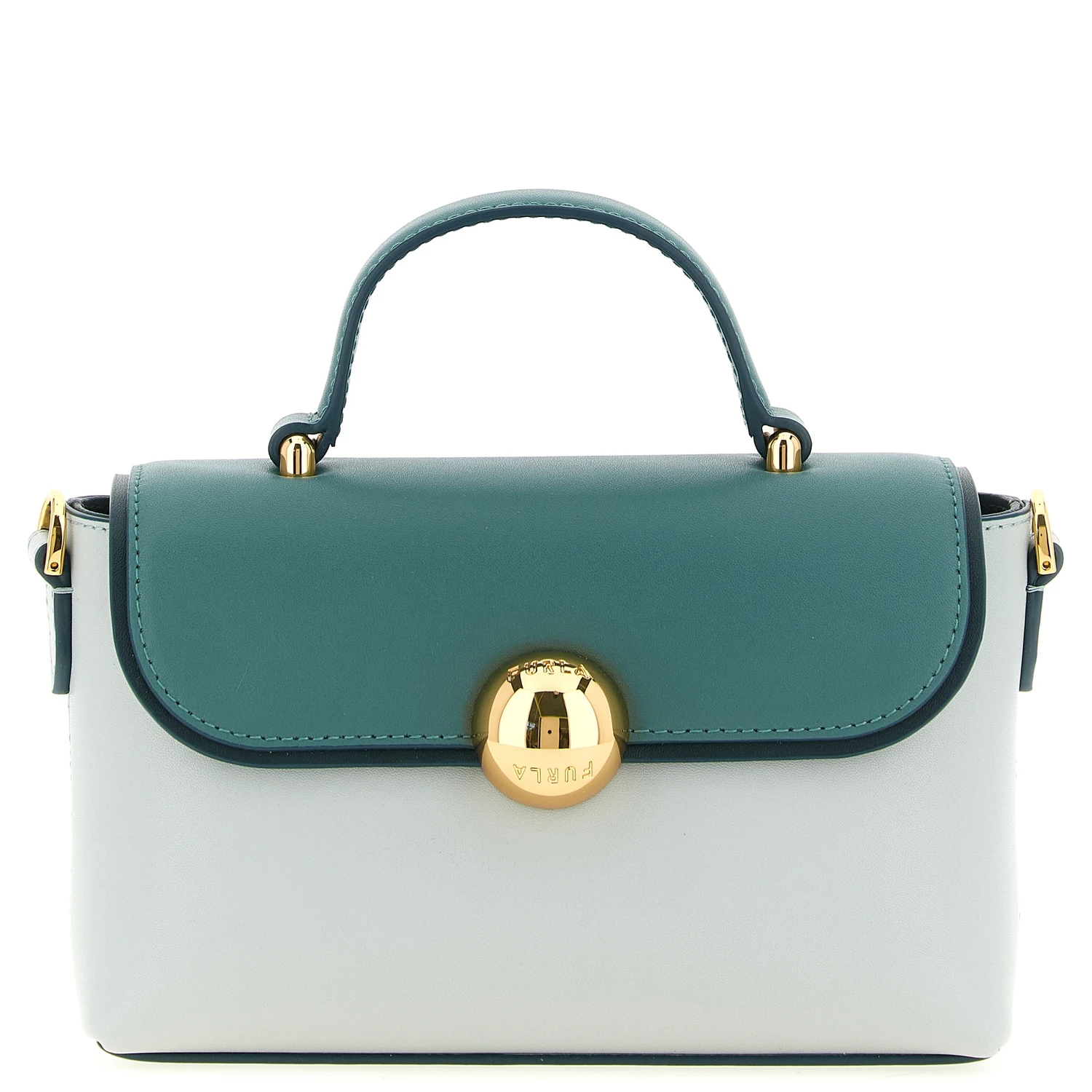 Bicolor Calfskin Handbag