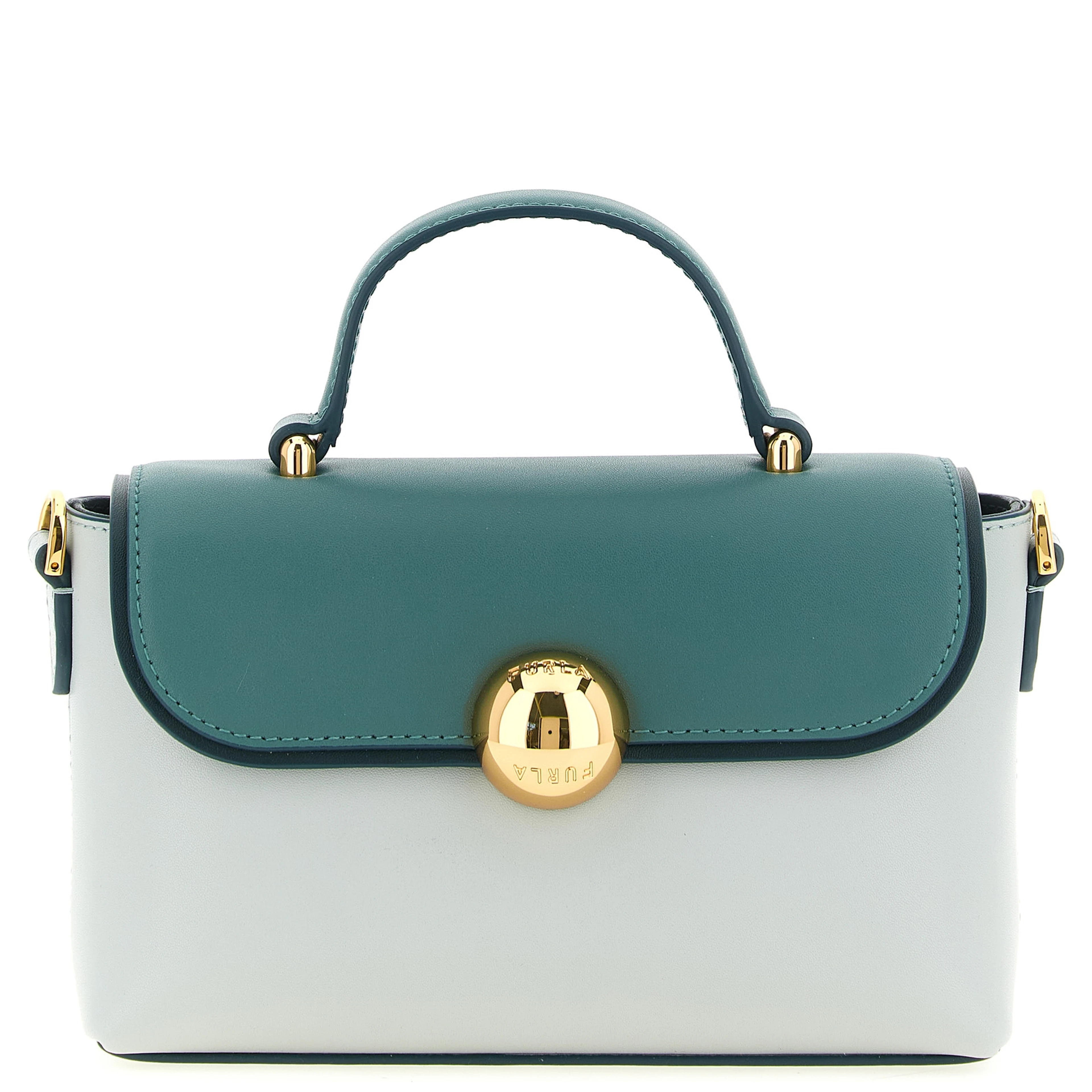 Bicolor Calfskin Handbag