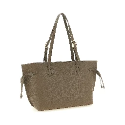 Gray Calfskin Tote Bag