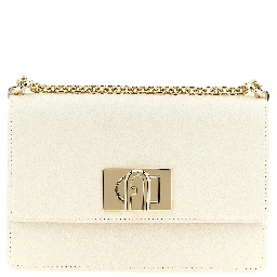 White Calfskin Crossbody Bag