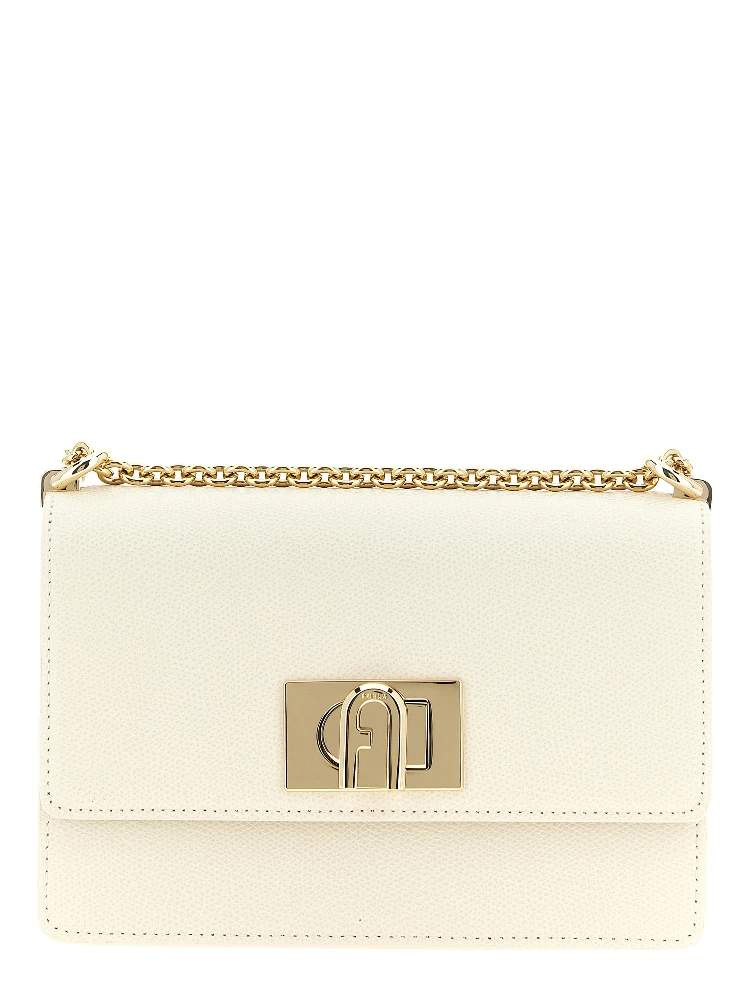 White Calfskin Crossbody Bag