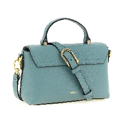 Blue Calfskin Handbag