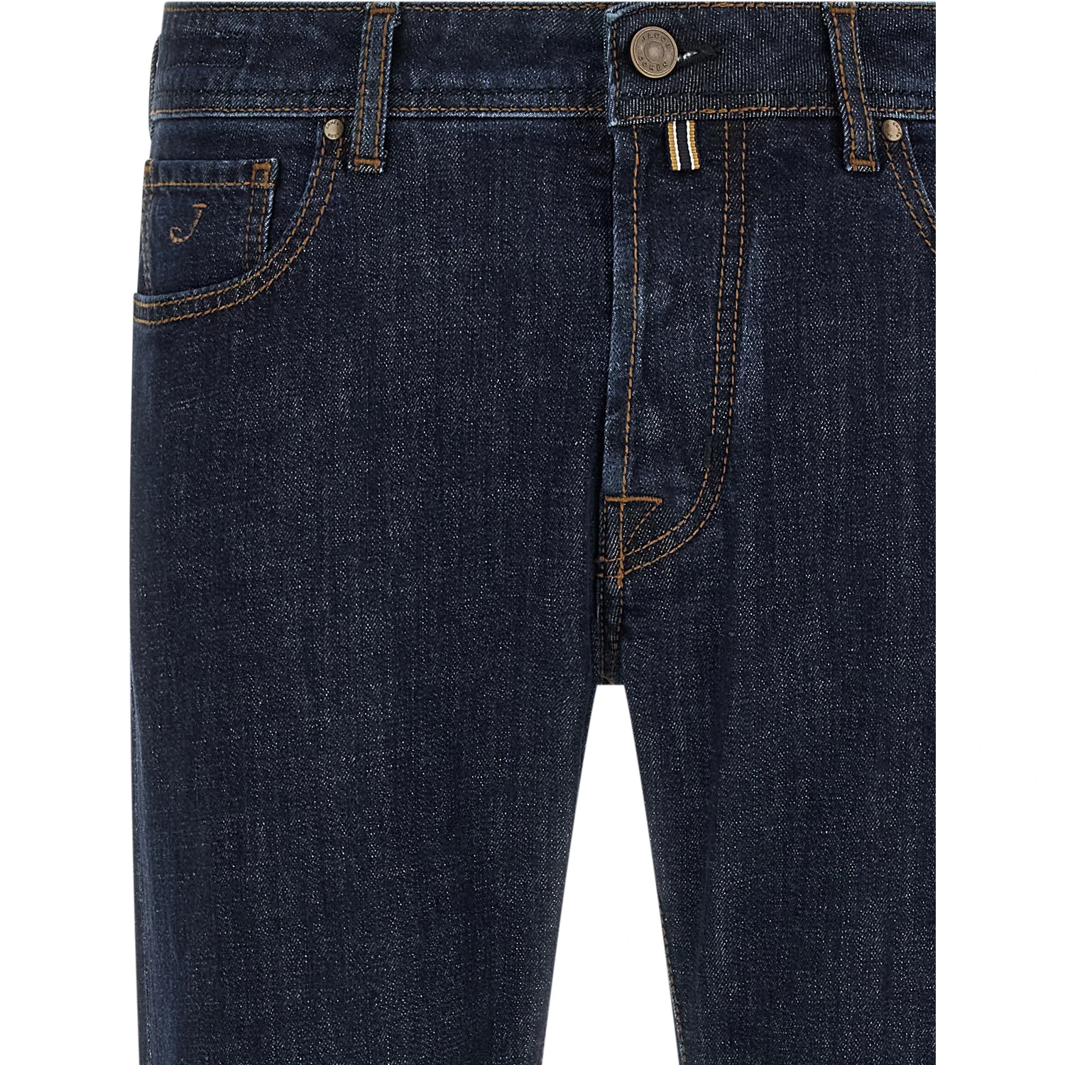 Blue Cotton Slim Fit Jeans