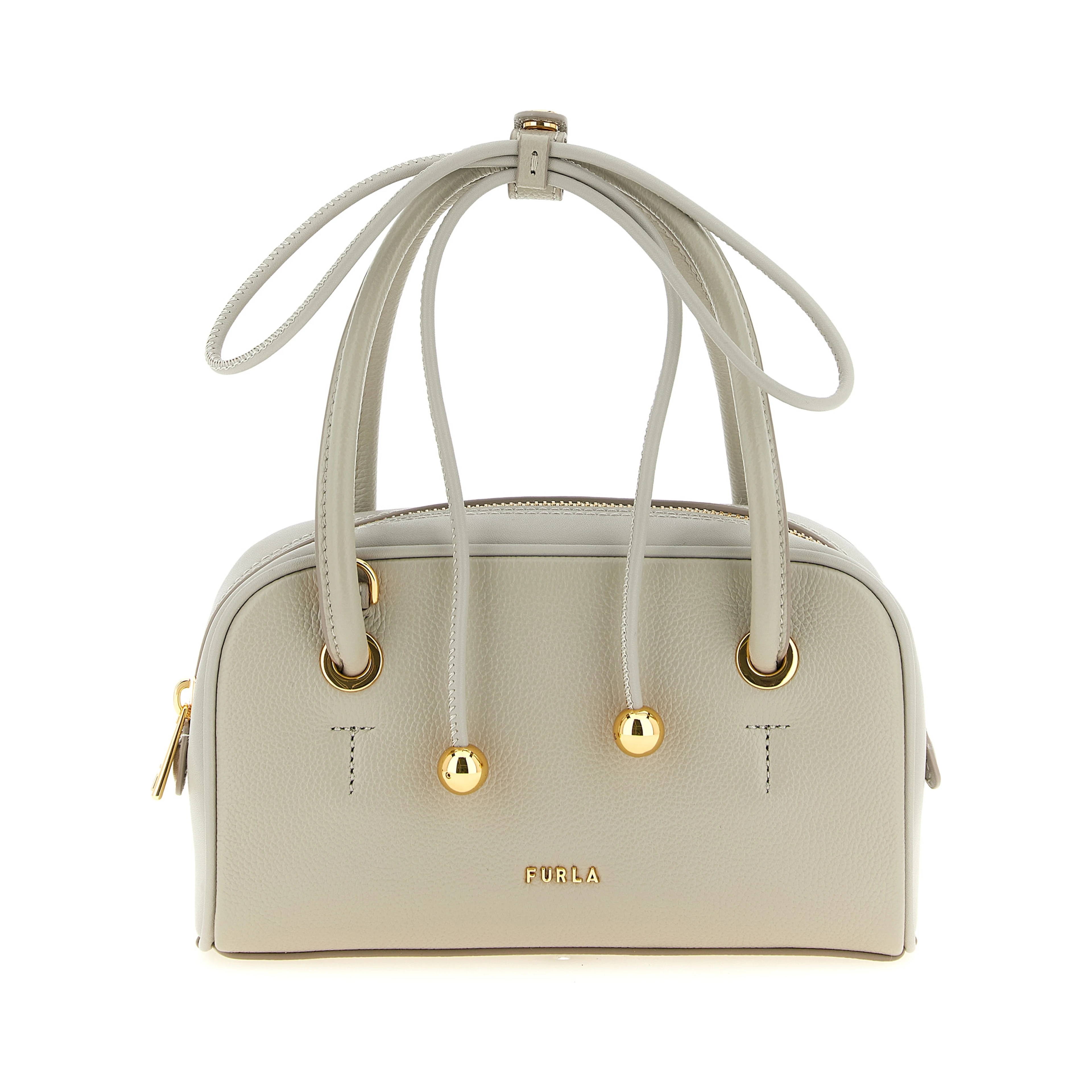 Gray Calfskin Handbag