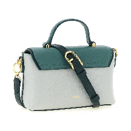 Bicolor Calfskin Handbag