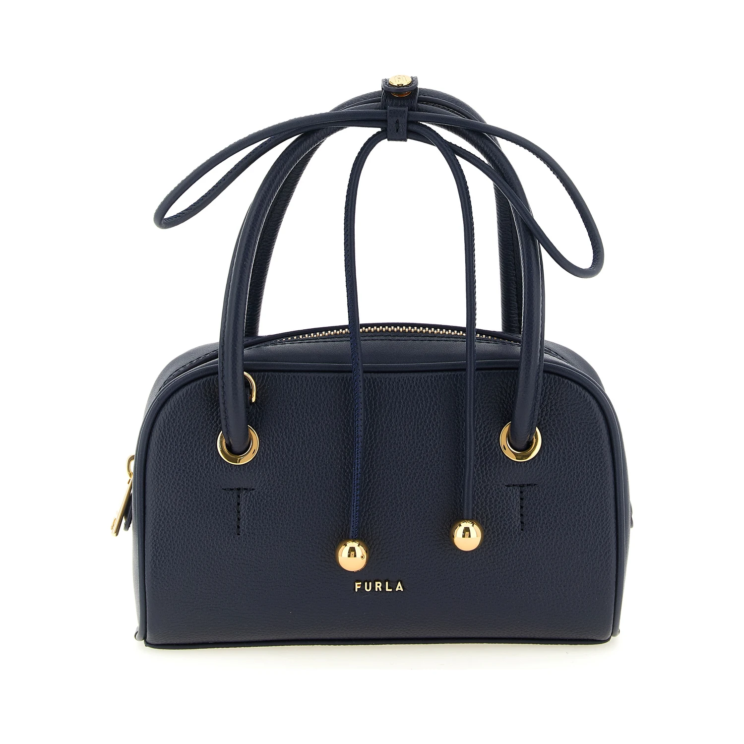 Blue Calfskin Handbag
