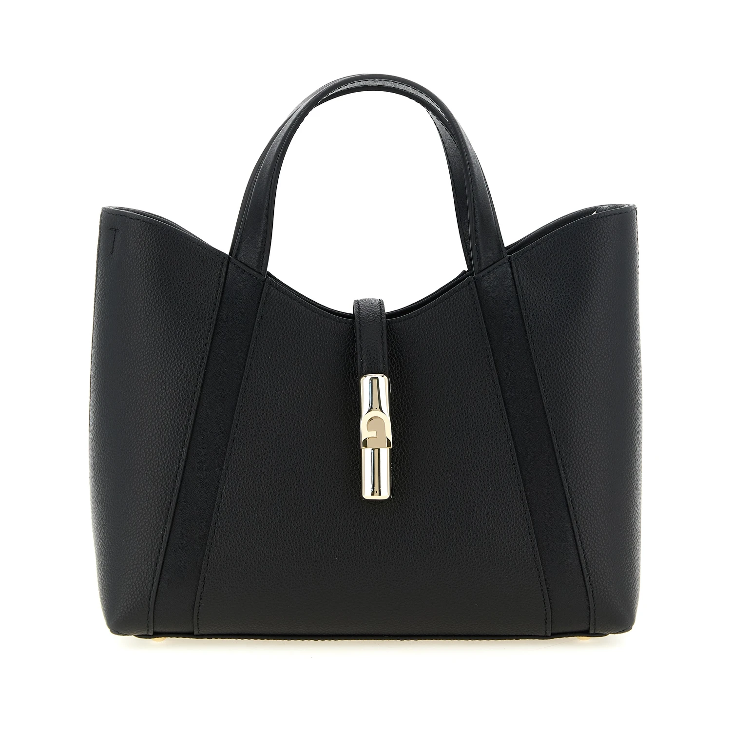 Black Calfskin Tote Bag
