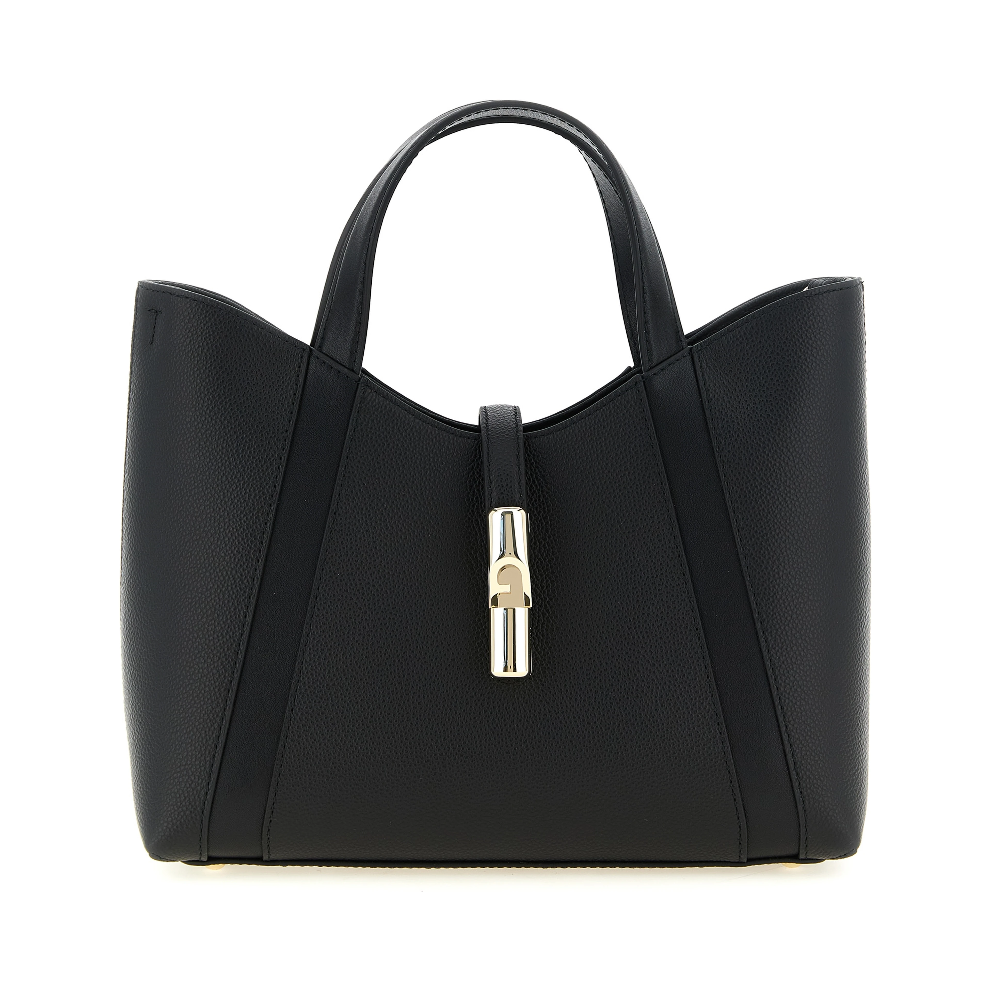 Black Calfskin Tote Bag