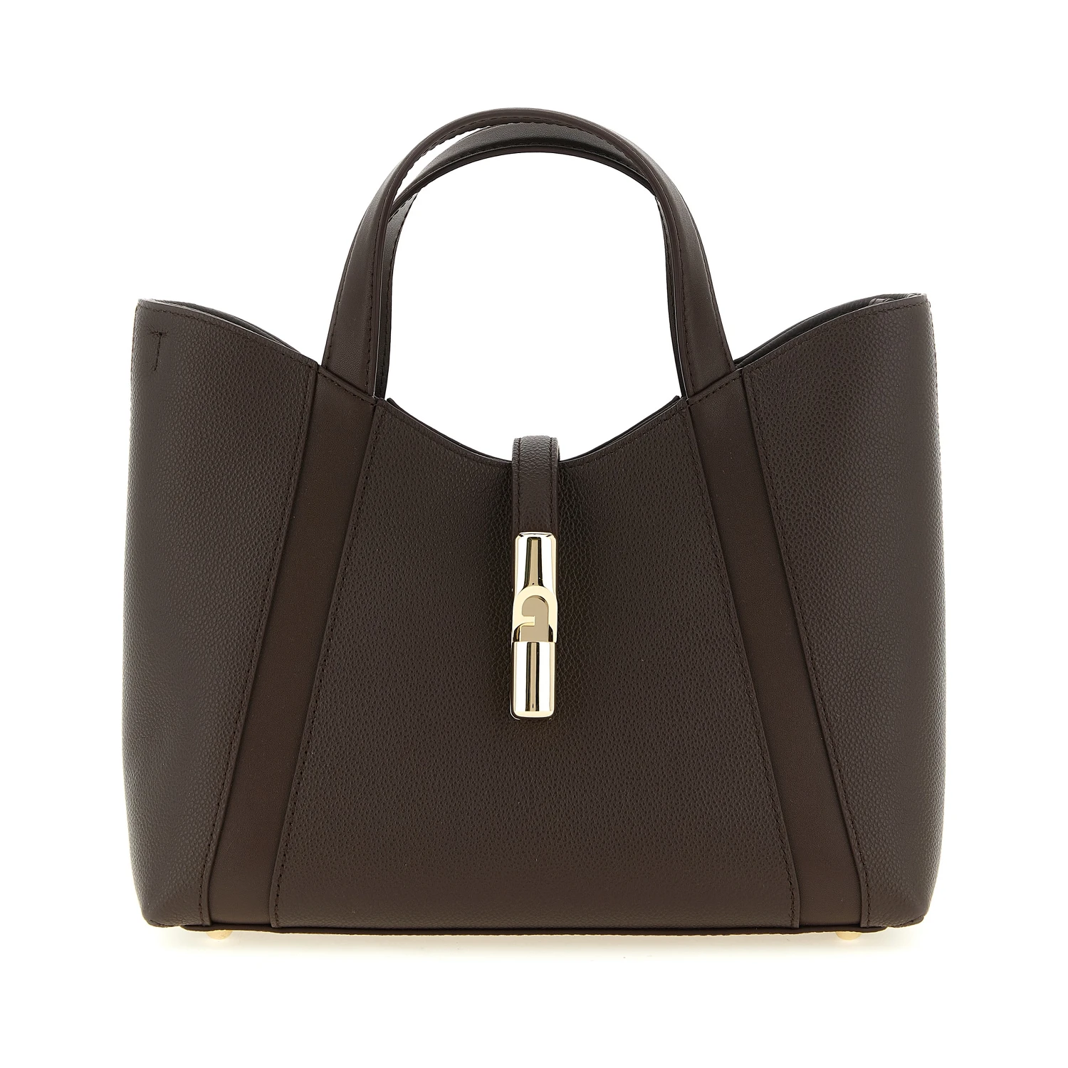 Brown Calfskin Tote Bag
