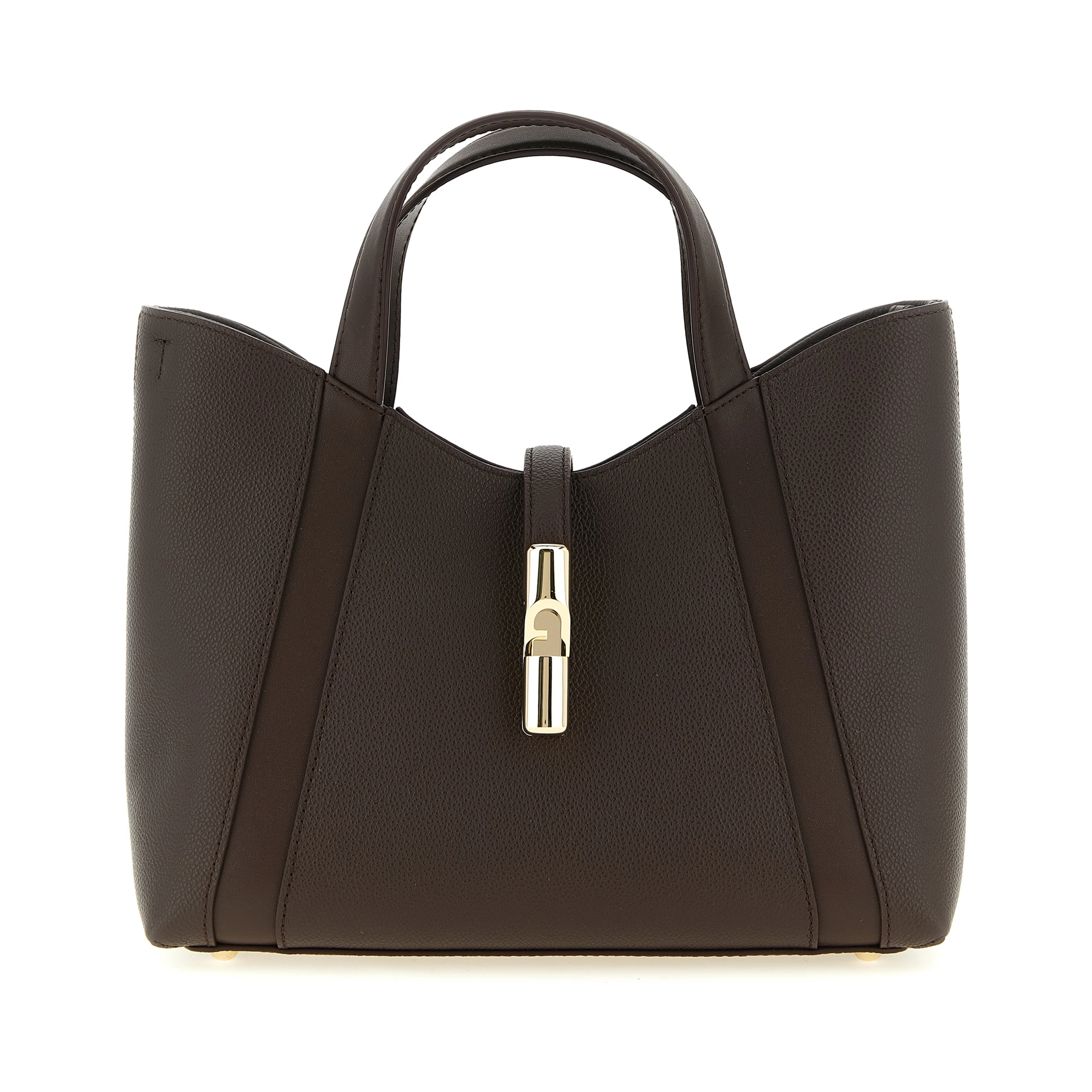 Brown Calfskin Tote Bag