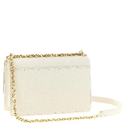 White Calfskin Crossbody Bag