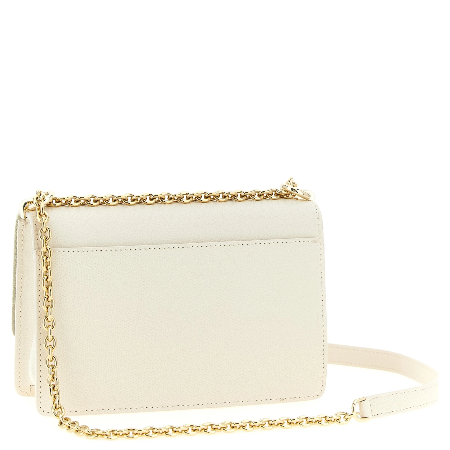 White Calfskin Crossbody Bag