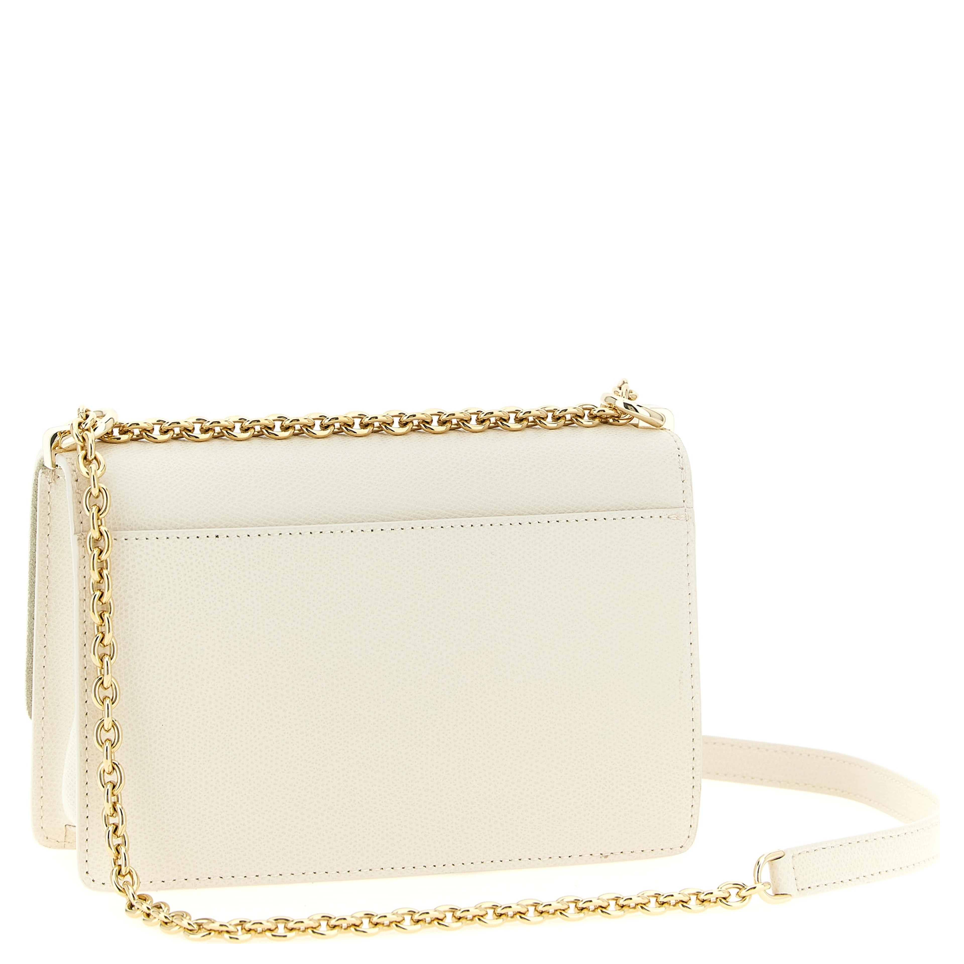 White Calfskin Crossbody Bag