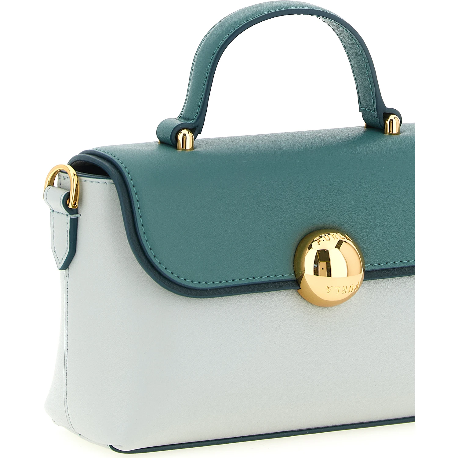 Bicolor Calfskin Handbag