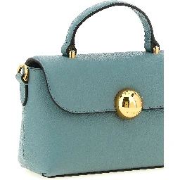 Blue Calfskin Handbag