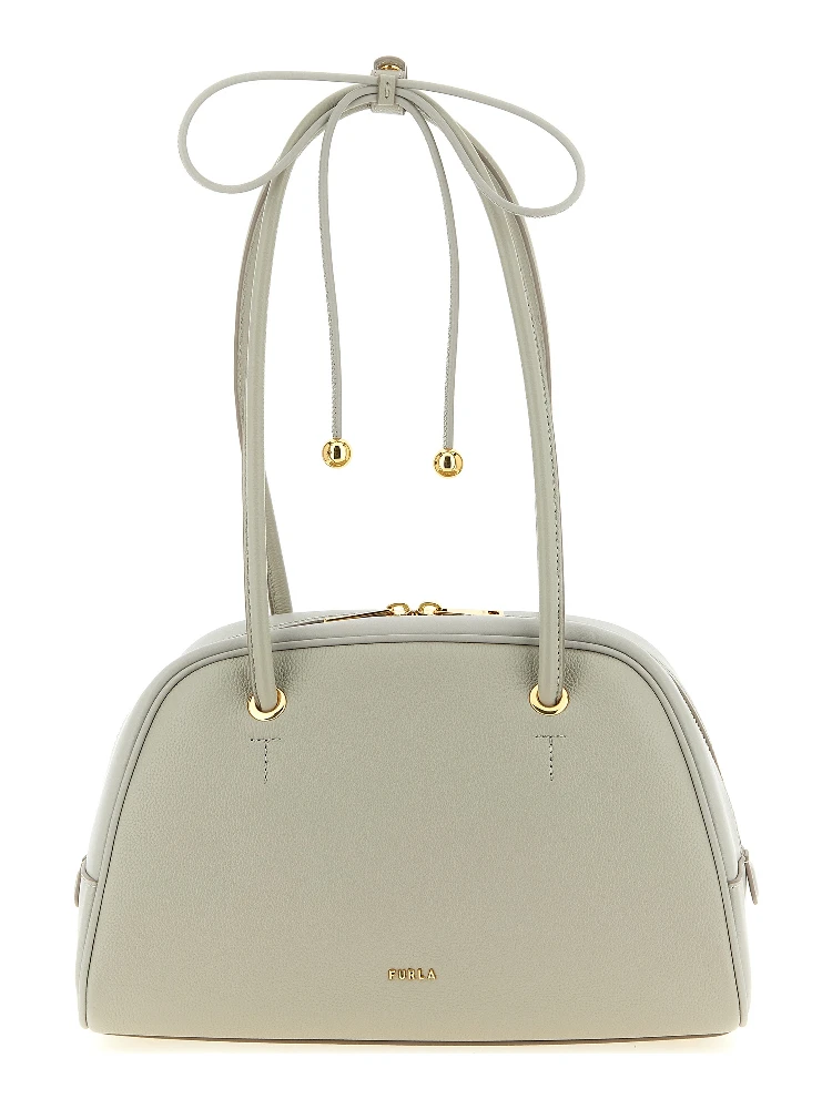 Gray Calfskin Handbag