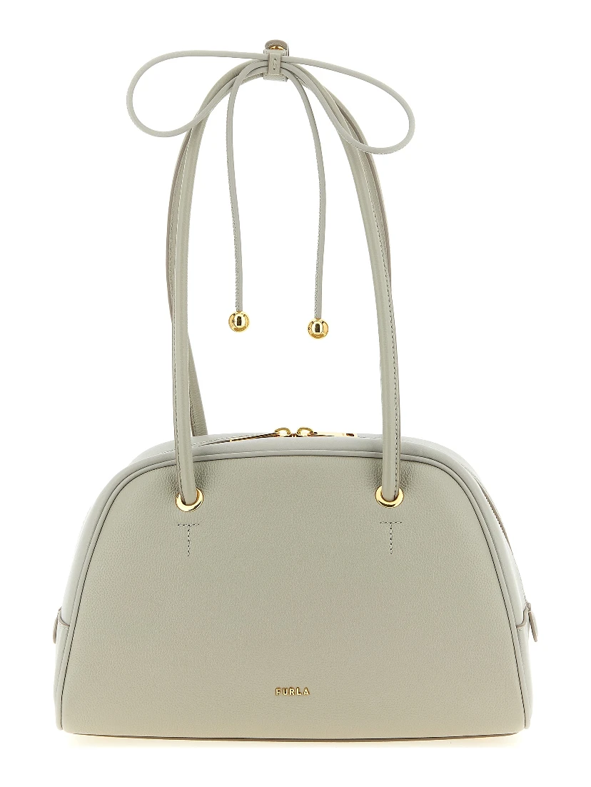 Gray Calfskin Handbag