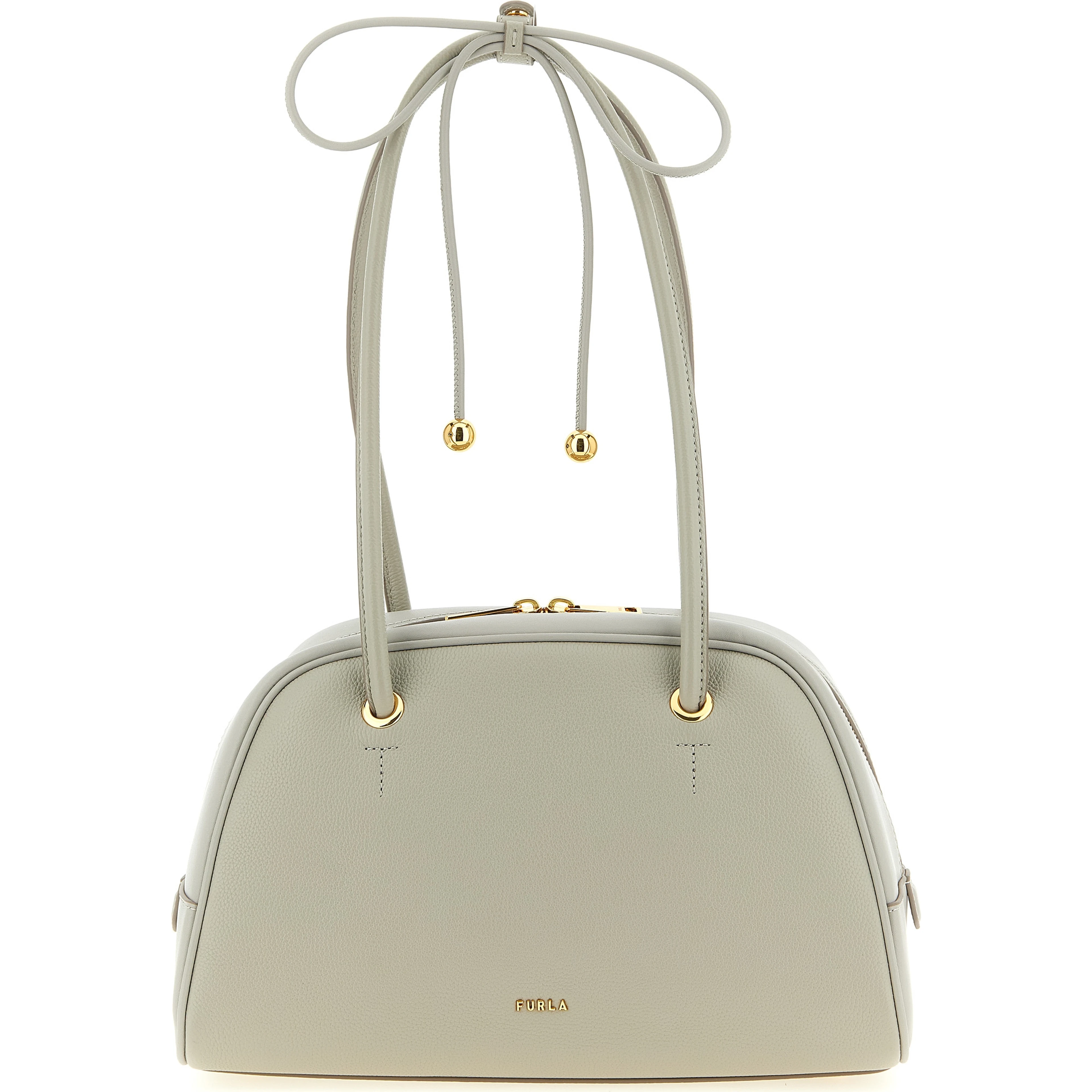 Gray Calfskin Handbag