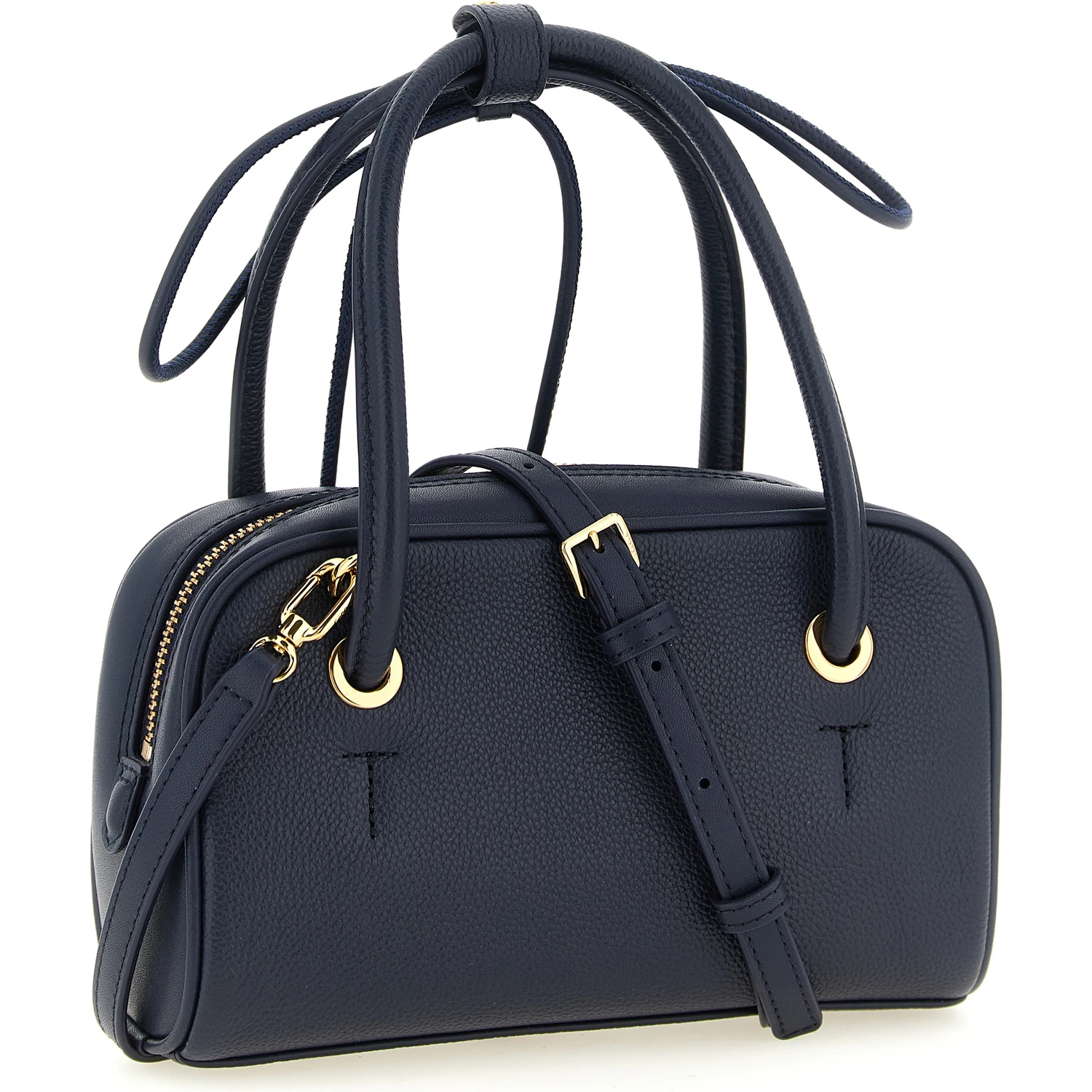 Blue Calfskin Handbag