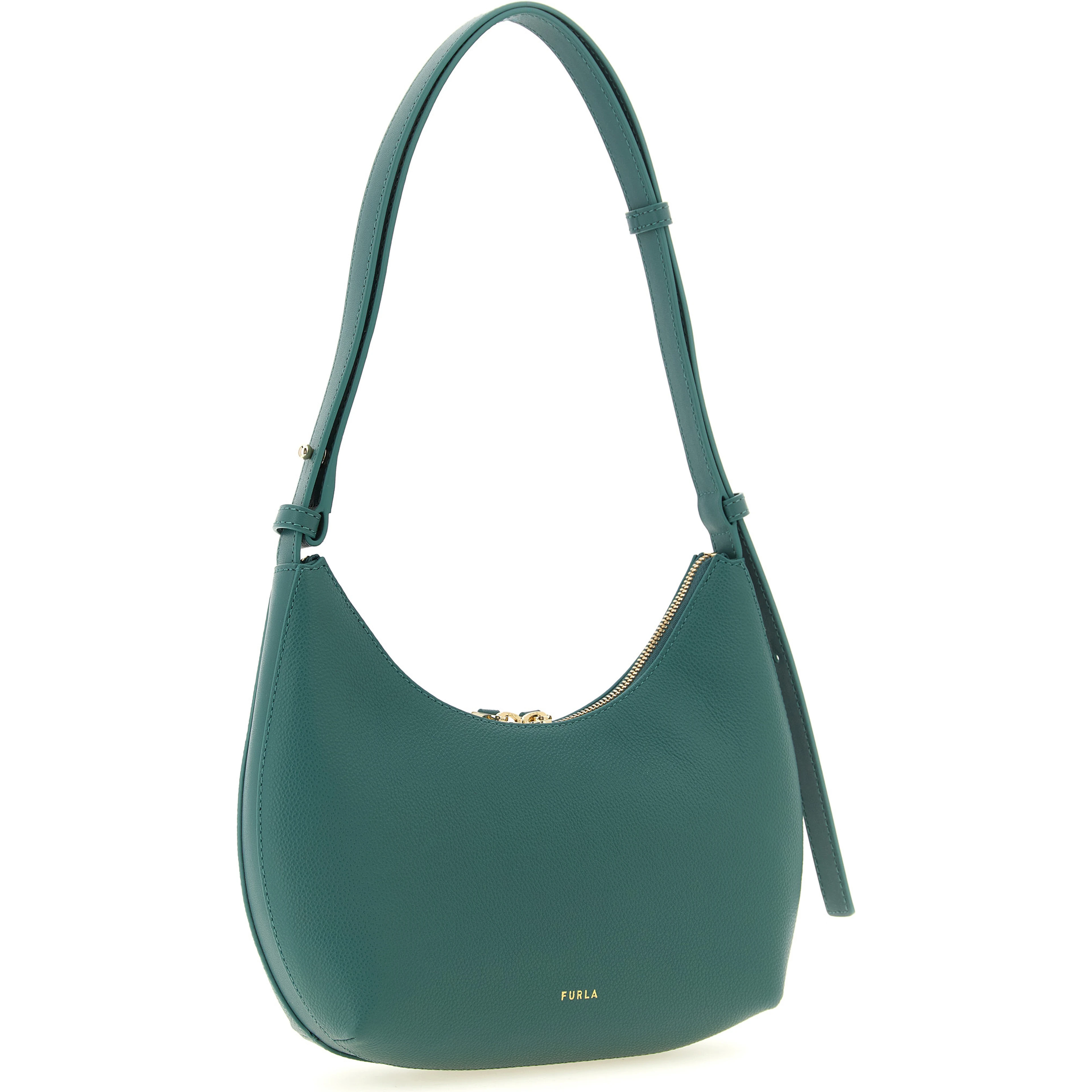 Bicolor Calfskin Shoulder Bag