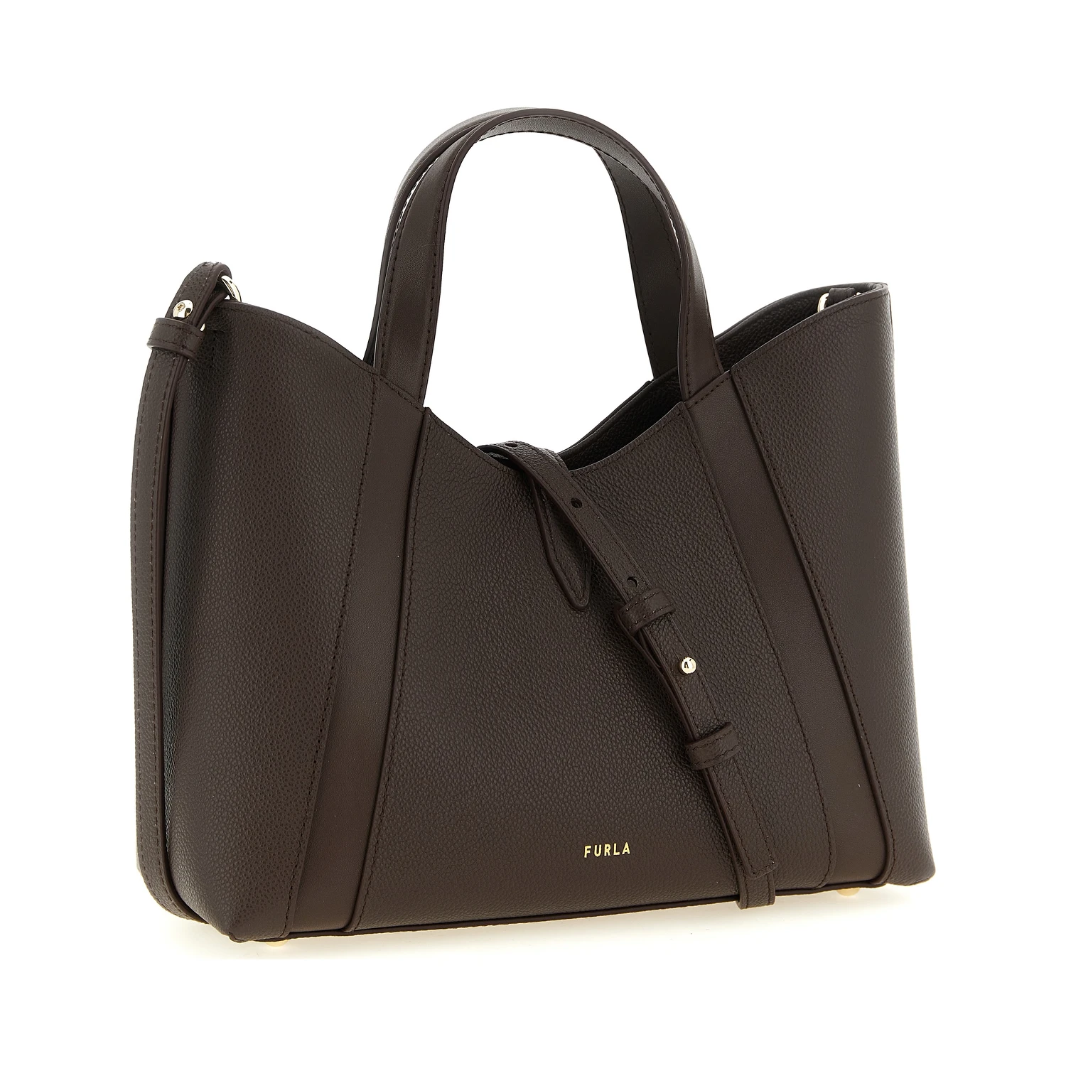 Brown Calfskin Tote Bag