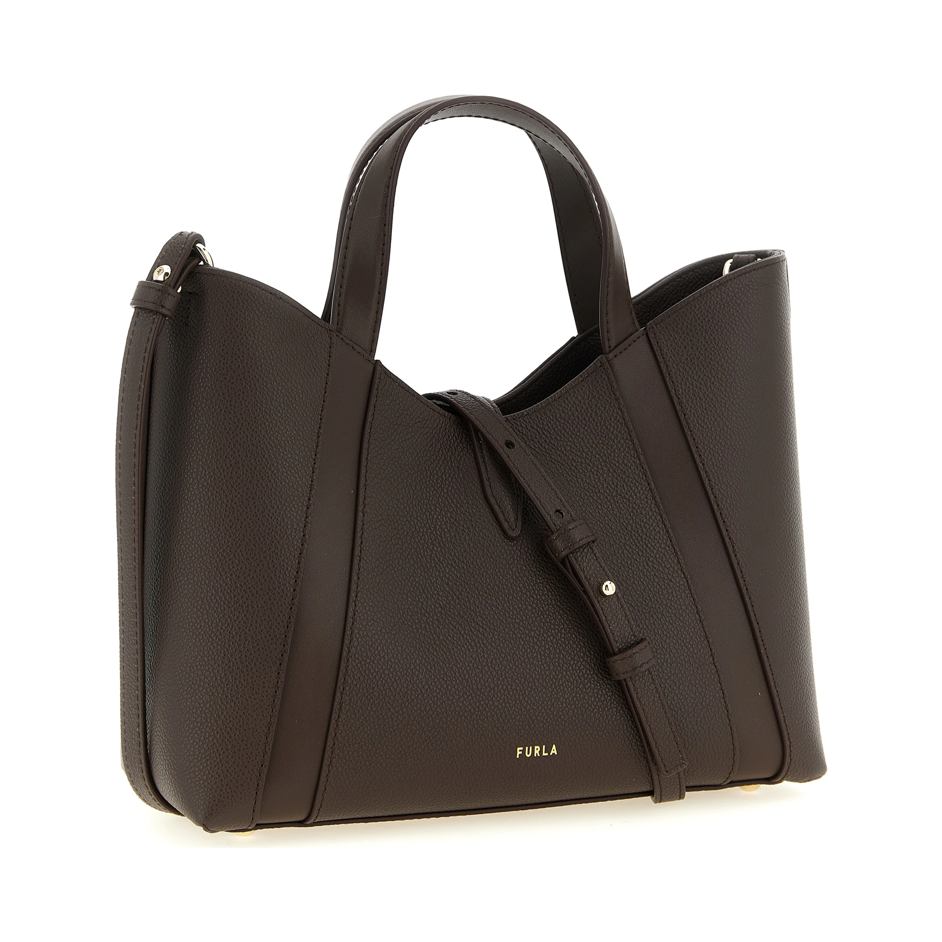 Brown Calfskin Tote Bag