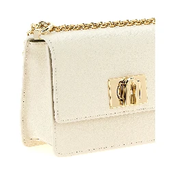 White Calfskin Crossbody Bag