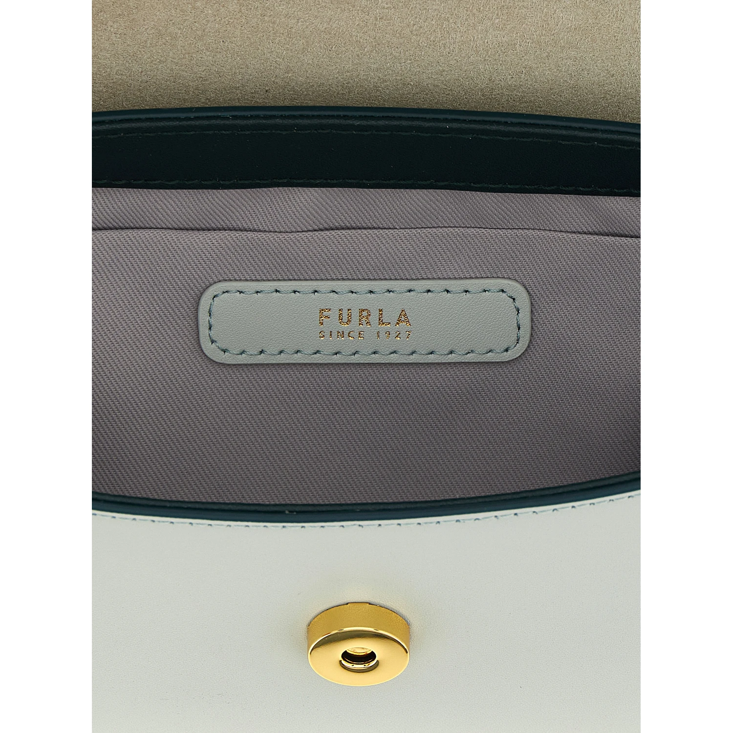 Bicolor Calfskin Handbag