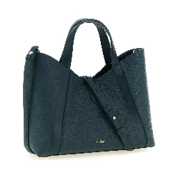 Bicolor Calfskin Tote Bag