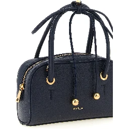Blue Calfskin Handbag