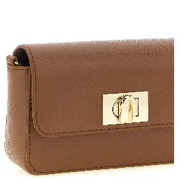 Brown Calfskin Crossbody Bag