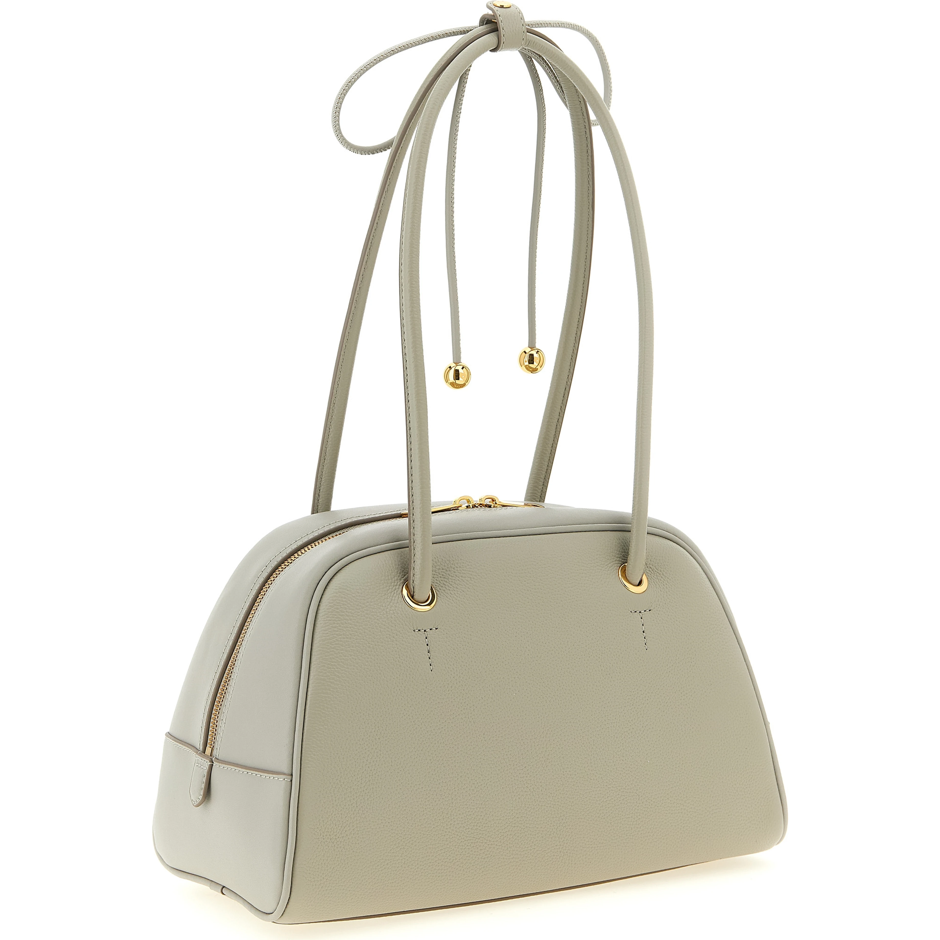 Gray Calfskin Handbag
