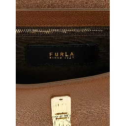Brown Calfskin Crossbody Bag