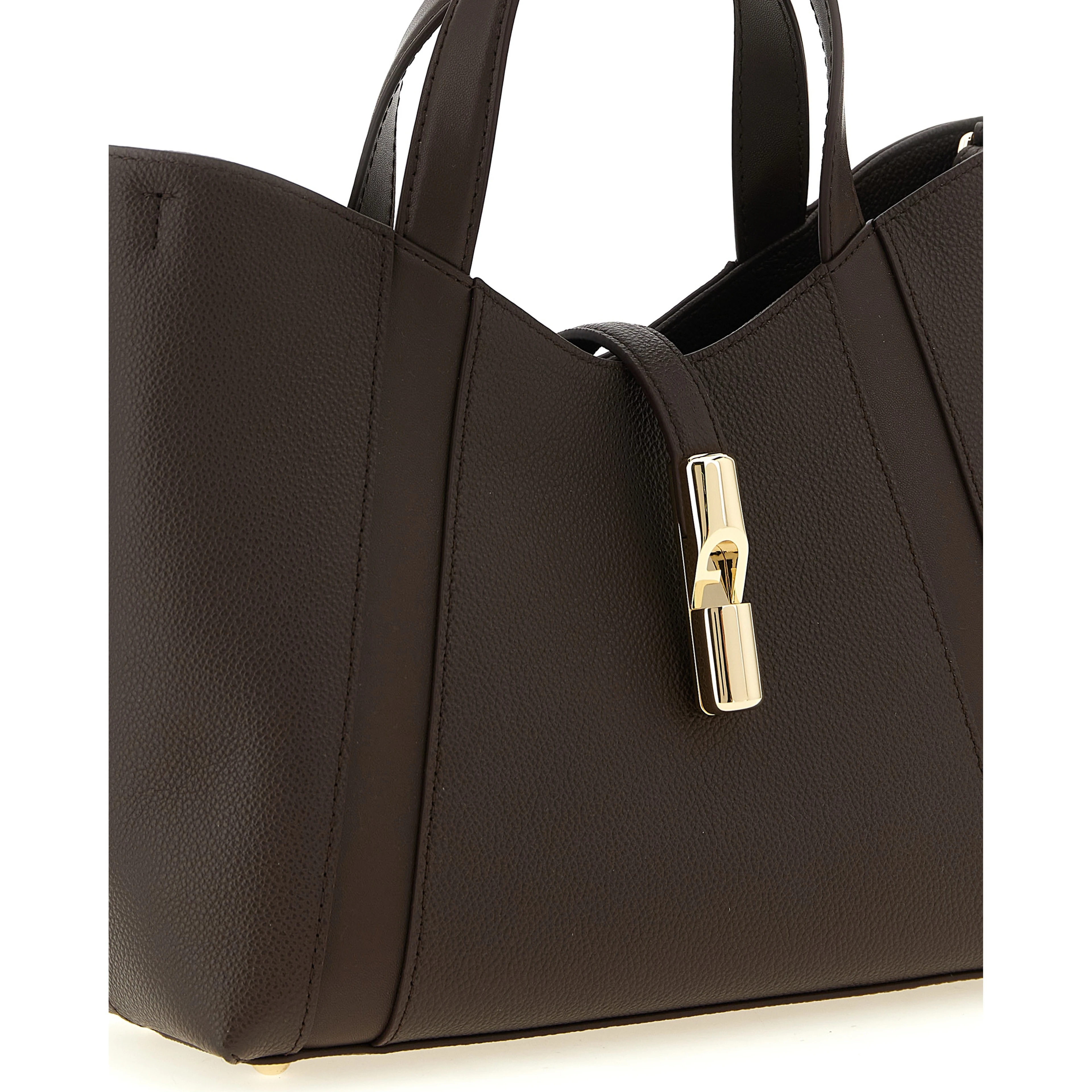 Brown Calfskin Tote Bag